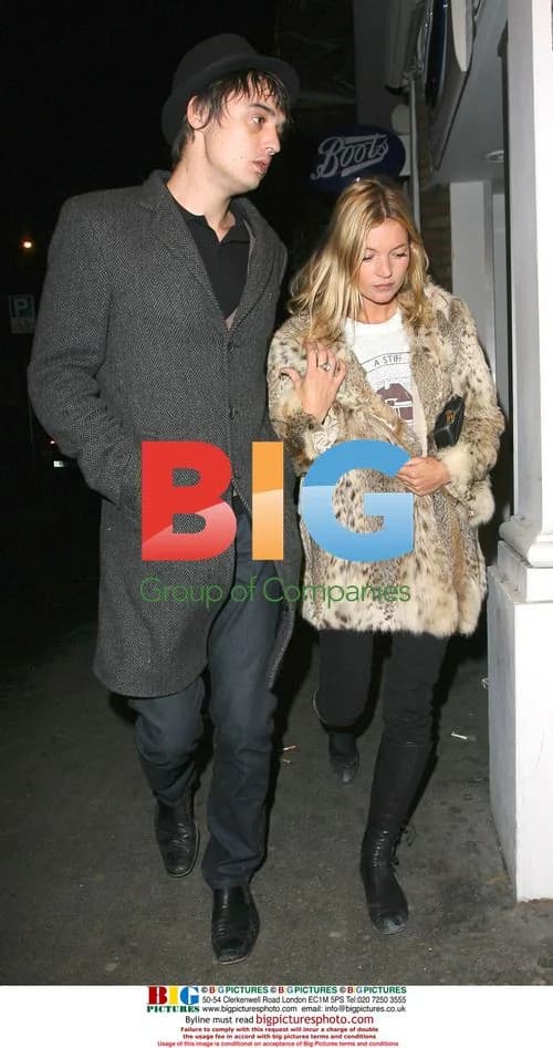 Kate Moss and Pete Doherty Leave Home