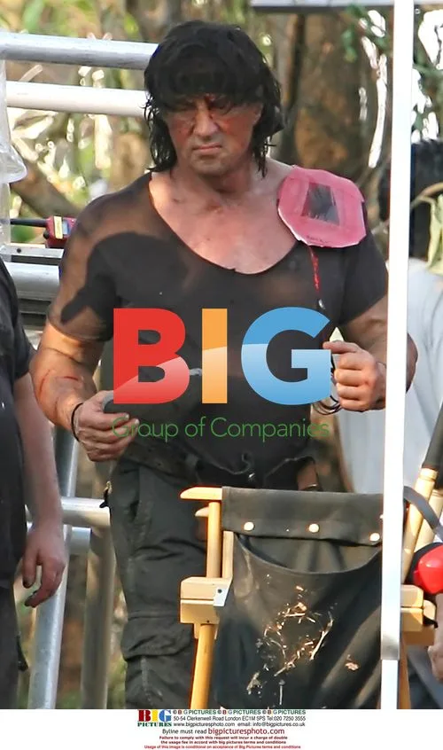 Stallone on Rambo 3 Set in Bangkok