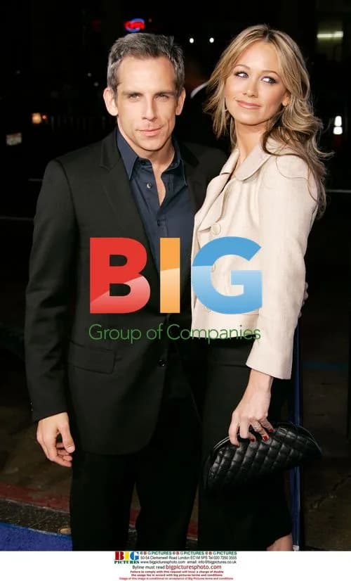 Ben Stiller and Christine Taylor at 'Blades Of Glory' Premiere