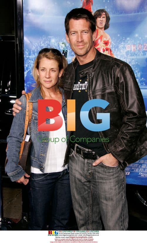 James Denton & Wife Erin at 'Blades Of Glory' Premiere