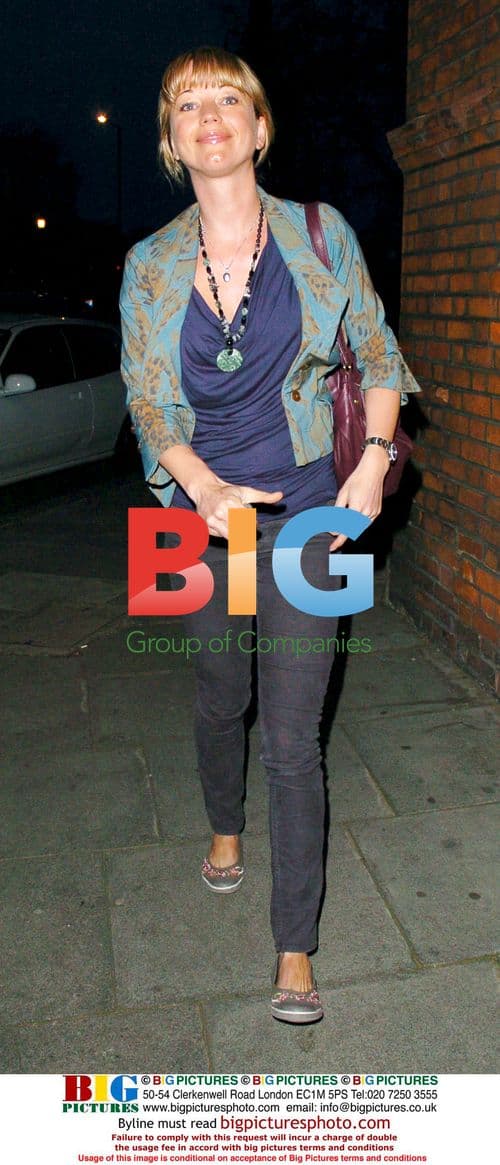 Sara Cox Leaving Afterparty at Maddox Club