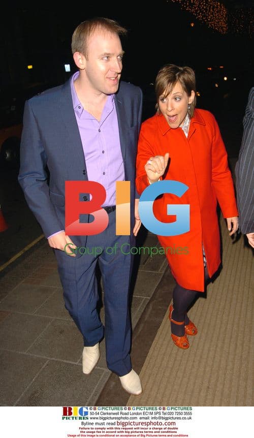 Tim Vine and Mel Giedroyc at 'Red Nose Day' party