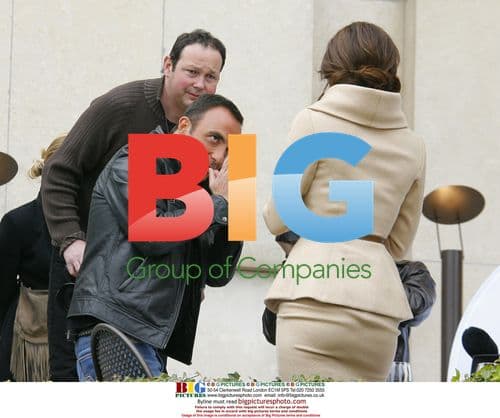 Halle Berry with French TV host Nikos Aliagas