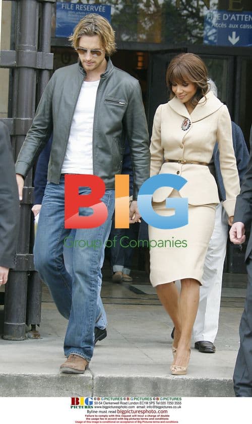 Halle Berry and Gabriel Aubry Leaving Museum in Paris