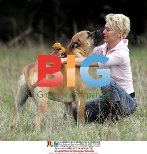 Jo O'Meara enjoys time with dog