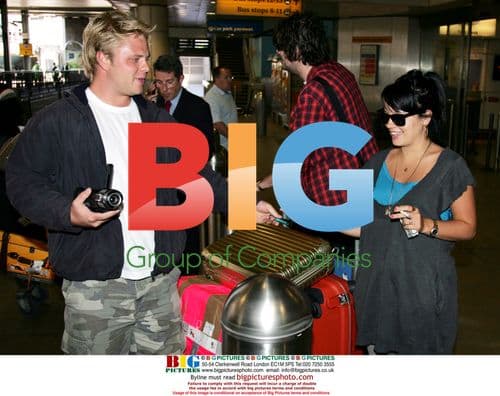 Lily Allen Arriving in London