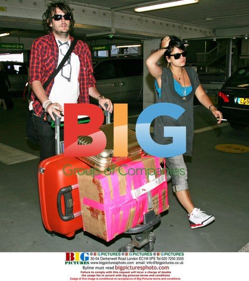 Lily Allen Arriving in London