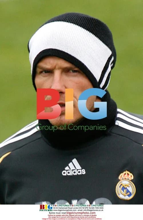 David Beckham Training on Birthday