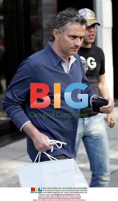 Jose Mourinho and wife Tami shopping in London
