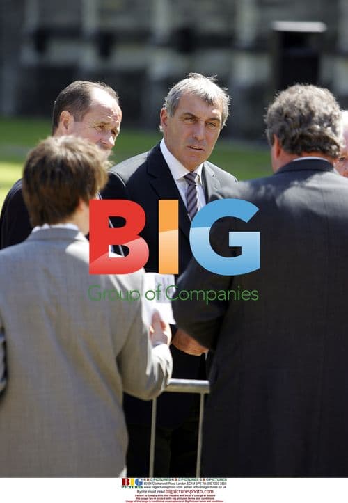 George Graham and Peter Shilton at Alan Ball's funeral