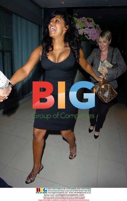 Mel B at David Beckham's Birthday Party