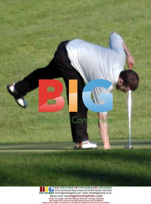 Justin Timberlake Golfing in Scotland