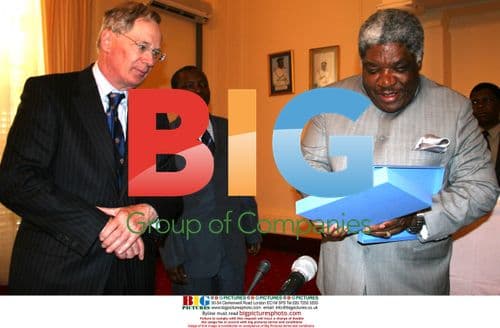 President Mwanawasa and Duke of Gloucester in Zambia