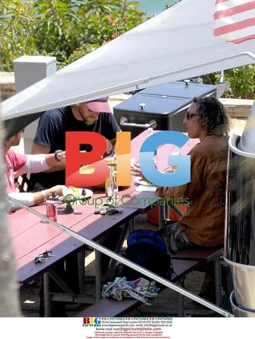 Matthew McConaughey Has Backyard BBQ