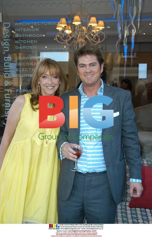 Sharon Maughan and Rupert Lund at launch party