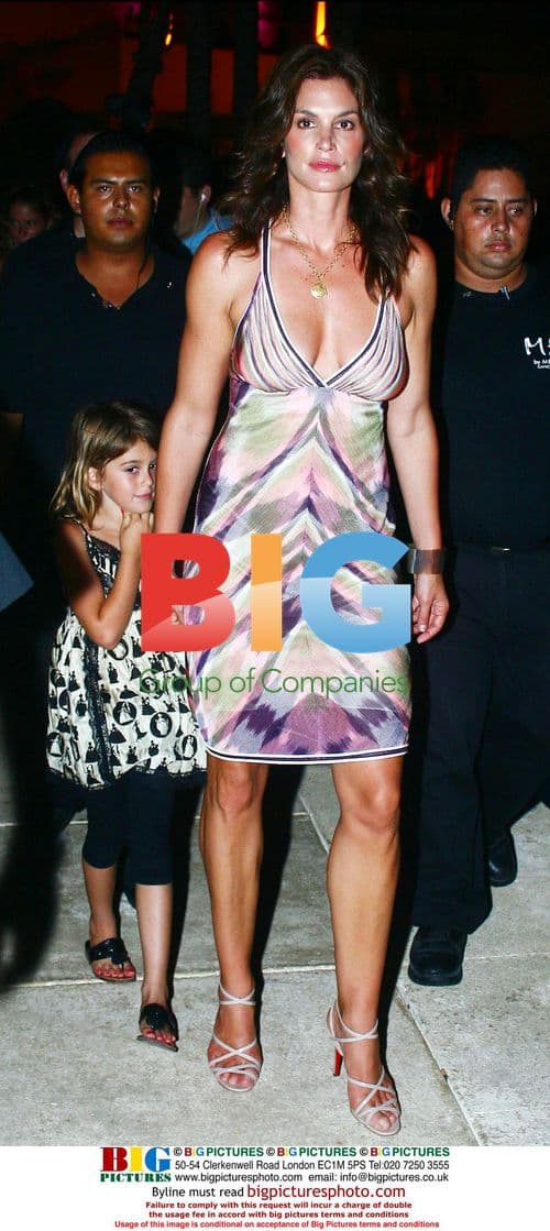 Cindy Crawford at ME Hotel Opening in Cancun