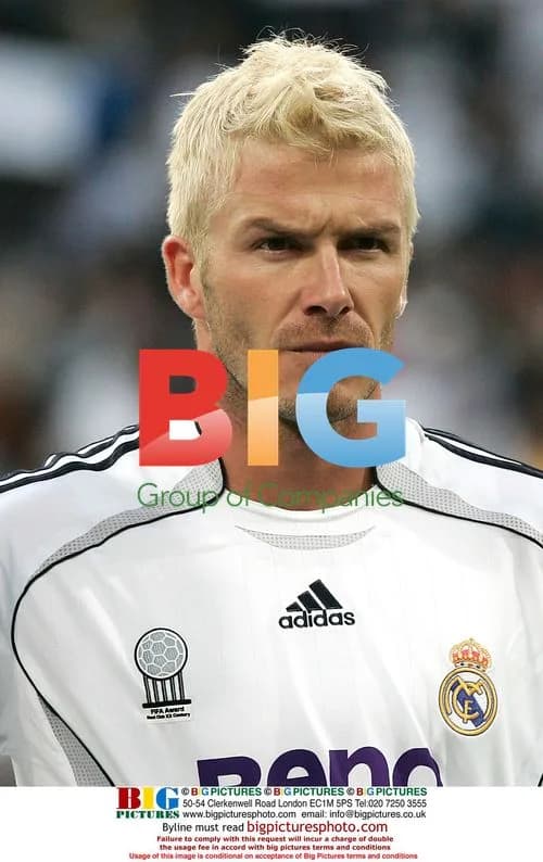 David Beckham at Real Madrid vs Sevilla Match