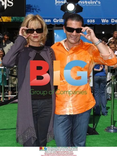 Antonio Banderas and Melanie Griffith at "Shrek the Third" Premiere