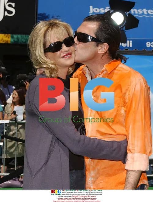 Antonio Banderas and Melanie Griffith at Shrek the Third Premiere