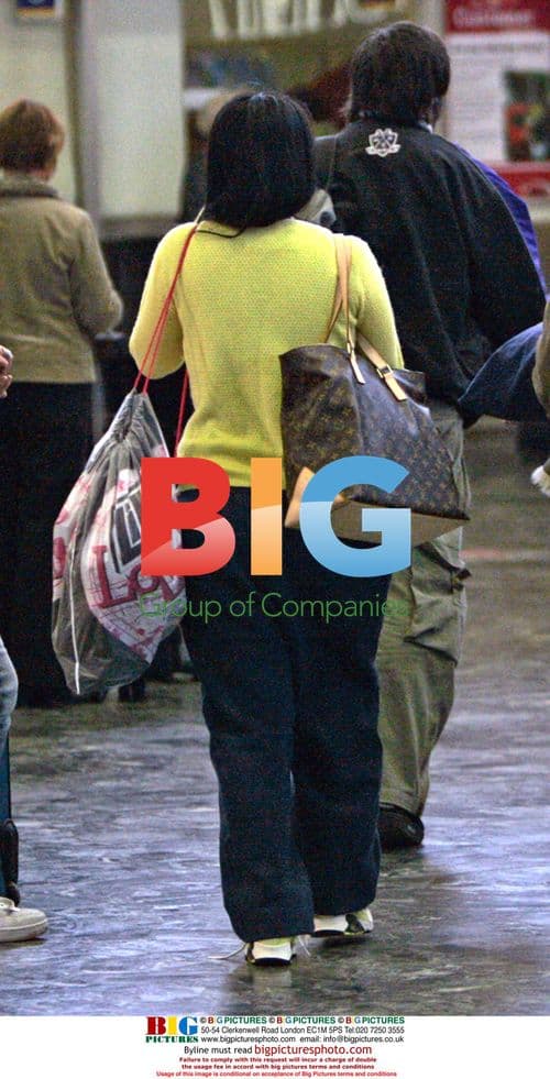 Lily Allen at London Euston's Station