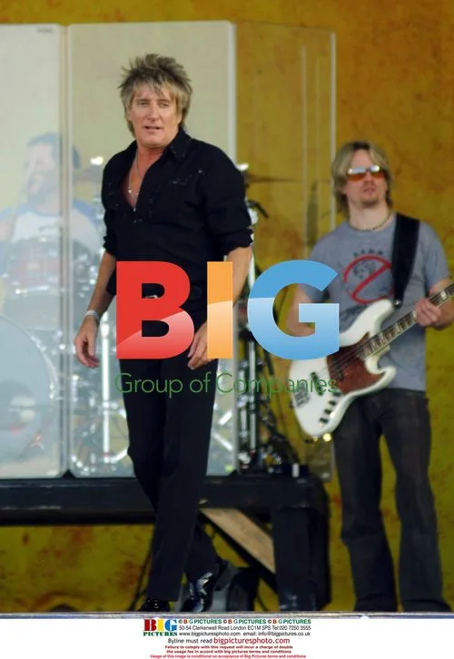 Rod Stewart Performs at New Orleans Jazz Fest