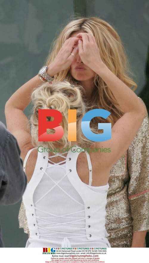 Heidi Klum Models for Magazine in Malibu