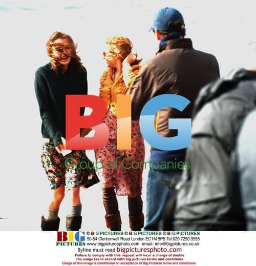 Keira Knightley and Sienna Miller Filming in New Quay, Wales