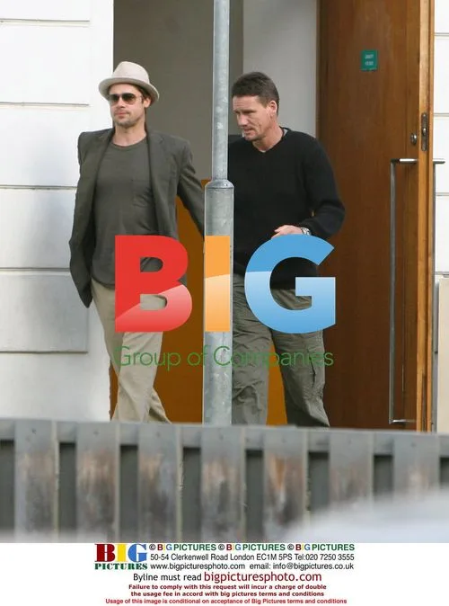 Brad Pitt at Prague Kindergarten