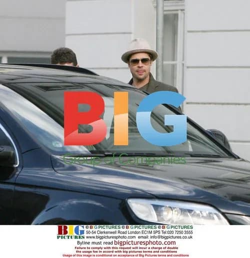 Brad Pitt at Prague Kindergarten