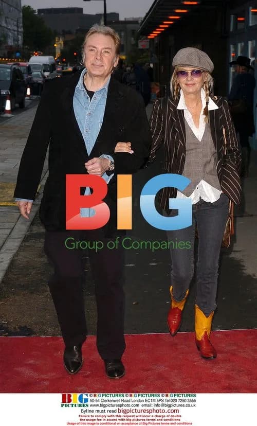 Twiggy and Guest at 'Vernon God Little' Gala