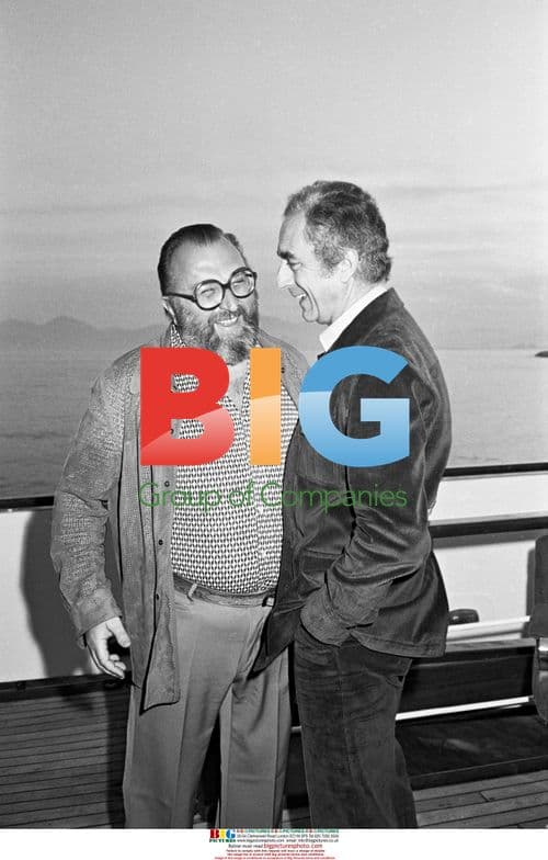 Sergio Leone and Michelangelo Antonioni at Cannes 1975
