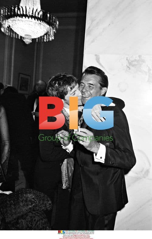 Nelmut Berger and Dirk Bogarde at Cannes Festival