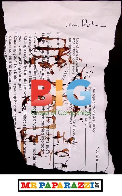 Pete Doherty's Blood Art Exhibit