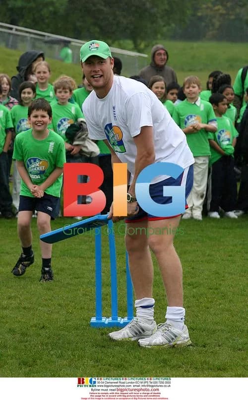 Freddie Flintoff at Asda Cricket