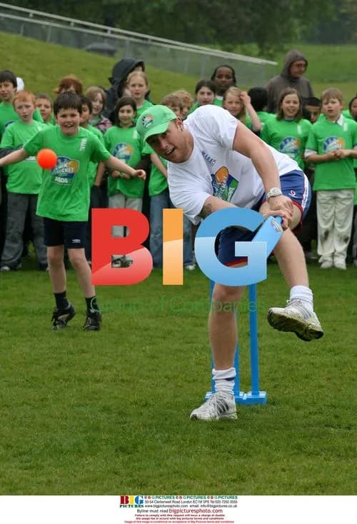 Freddie Flintoff at Asda Cricket