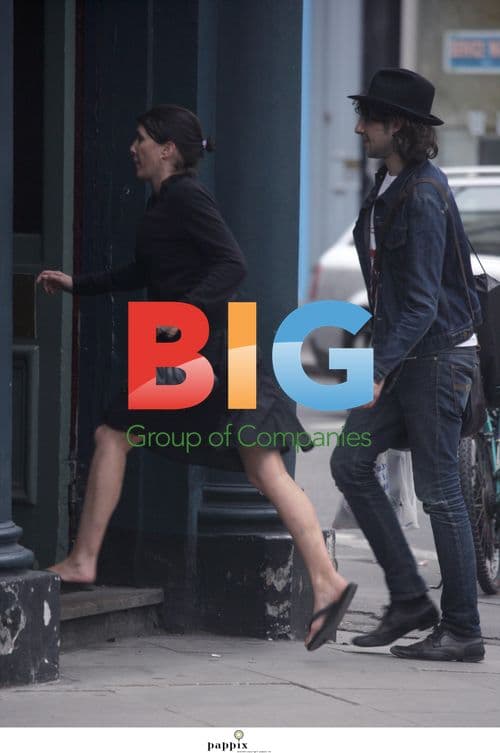 Sadie Frost and Alex Zane on London Street