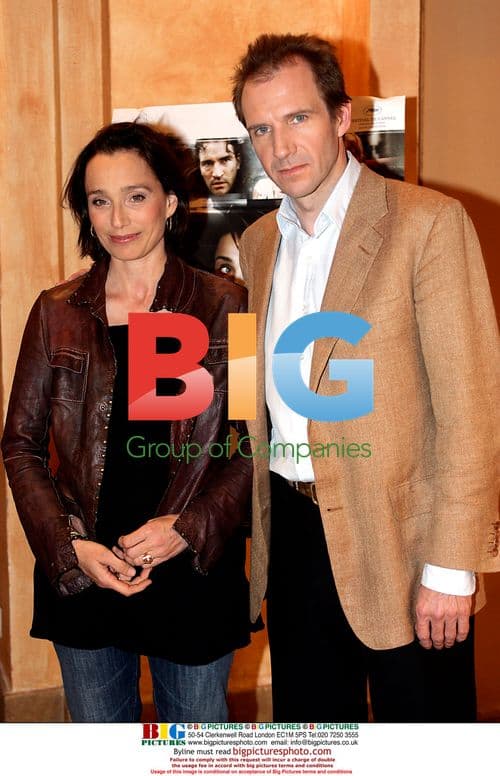 Ralph Fiennes, Martha Fiennes, Kristin Scott-Thomas at "Alta sociedad" Photocall