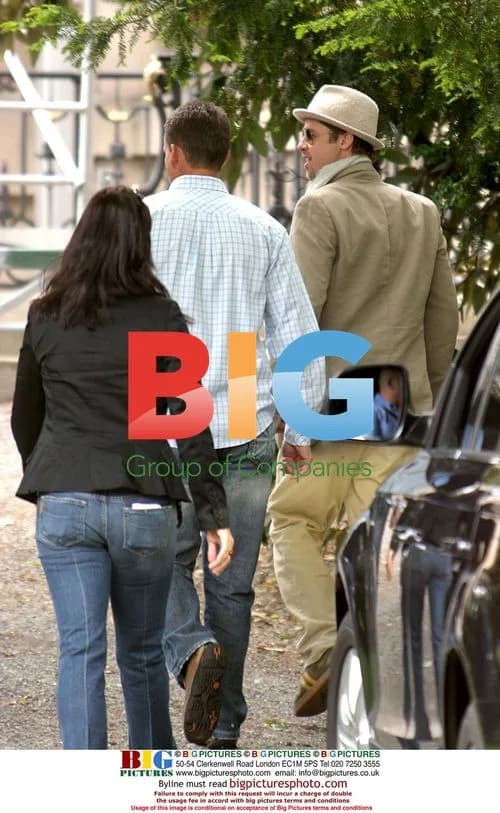Brad Pitt Walking in Prague