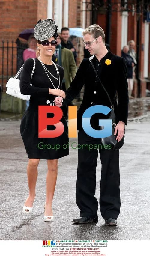 Tara Palmer-Tomkinson attends Isabella Blow funeral
