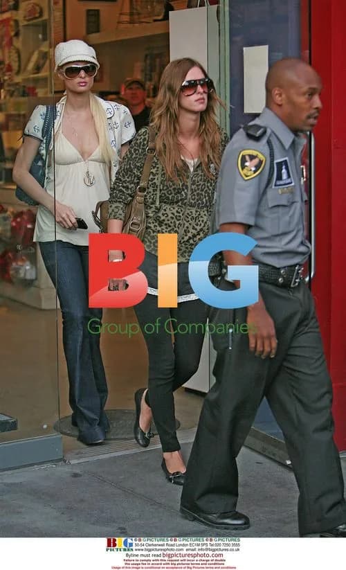 Paris and Nicky Hilton Shopping at The Grove