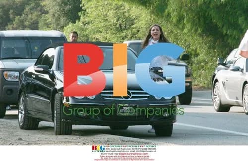 Britney Spears Hides from Paparazzi in Malibu