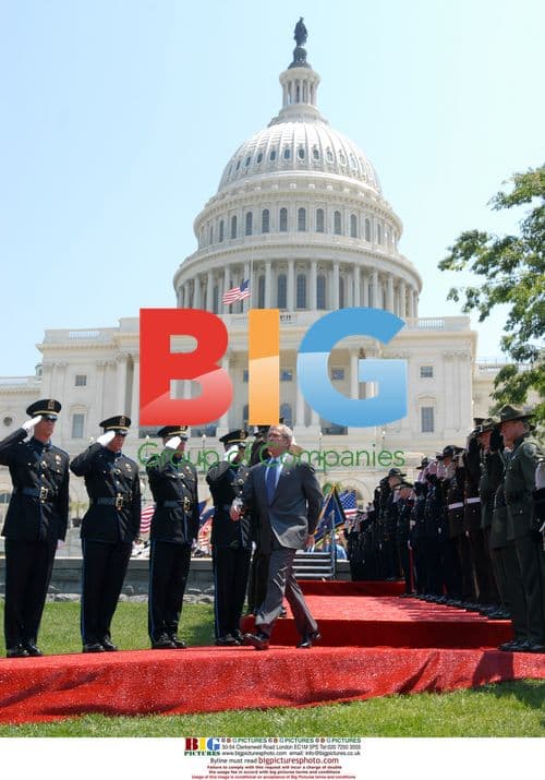 George W. Bush at Peace Officers' Memorial Service