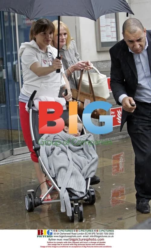Frank Lampard with Elen Rives and Luna