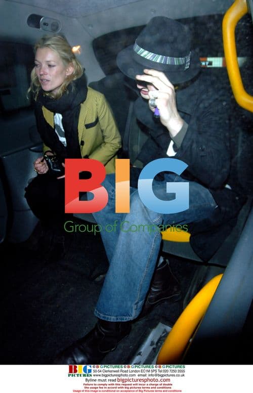 Kate Moss and Pete Doherty Night Out