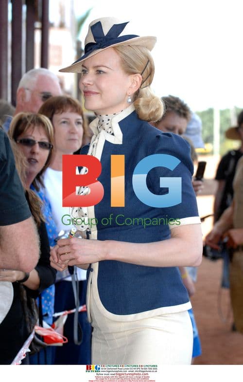 Nicole Kidman & Hugh Jackman on 'Australia' Set