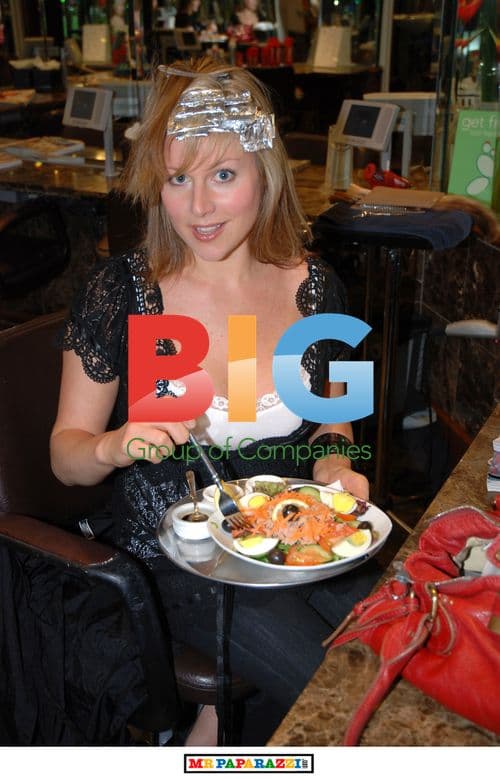 Abi Titmus Goes Blonde at Salon