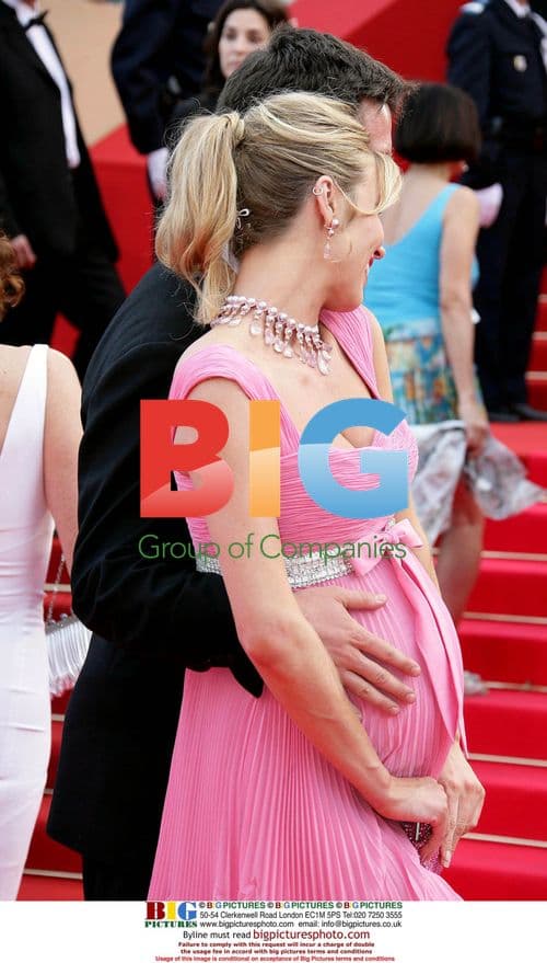 Eva Herzigova and Gregorio Marsiaj at Cannes Film Festival