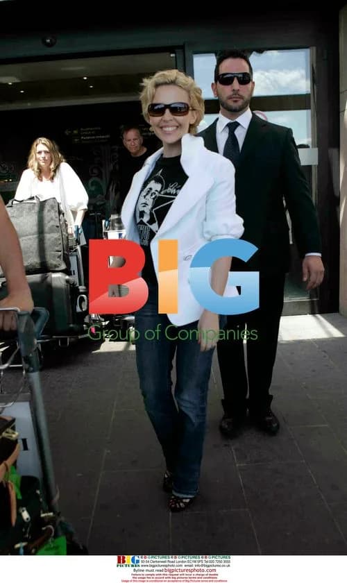 Kylie Minogue Arrives in Florence
