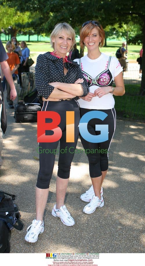 Celebrities Train for Playtex MoonWalk