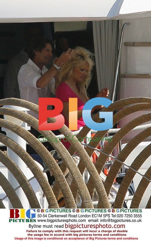 Pamela Anderson Yacht Photoshoot in Cannes